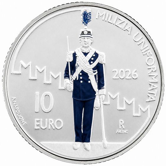 2026 Milícia Uniformizada 10€ - San Marino Proof